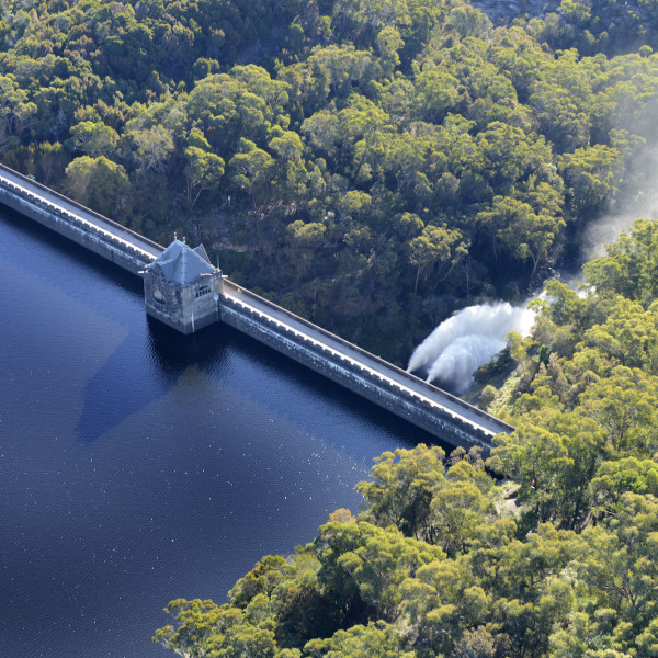 Cataract Dam Aerial