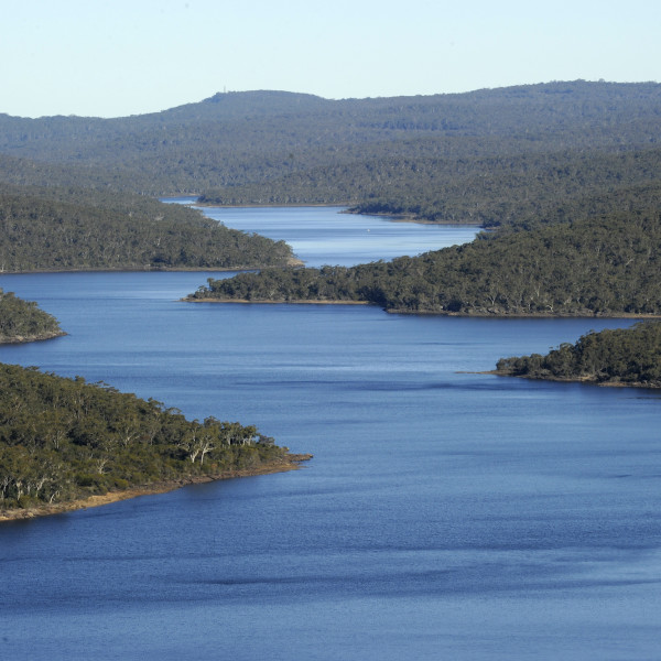 View across the lakes