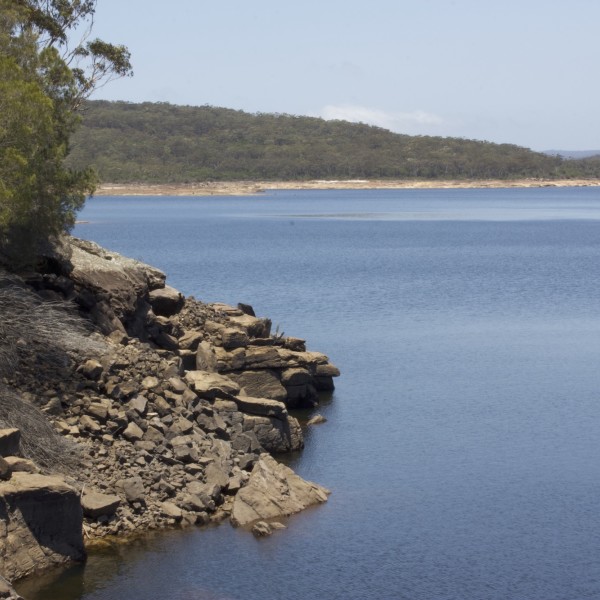 Base of the lake